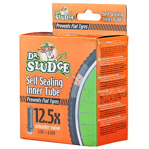 Dr Sludge 12.5 x 1.75 - 2.125 Schrader Inner Tube thumbnail
