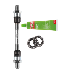 9.5 x 140mm Chrome Moly Axle + Grease & Hub Cage thumbnail